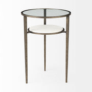 Round Glass side Table