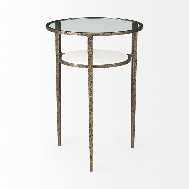 Round Glass side Table