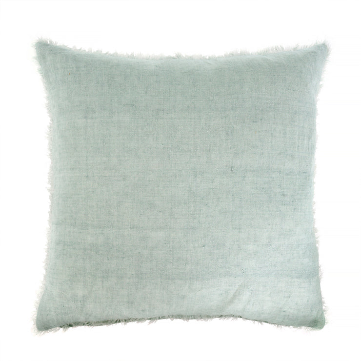 Stone washed linen cushion