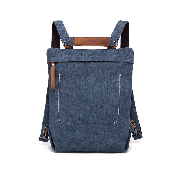 Multifunctional Cotton Linen Backpack