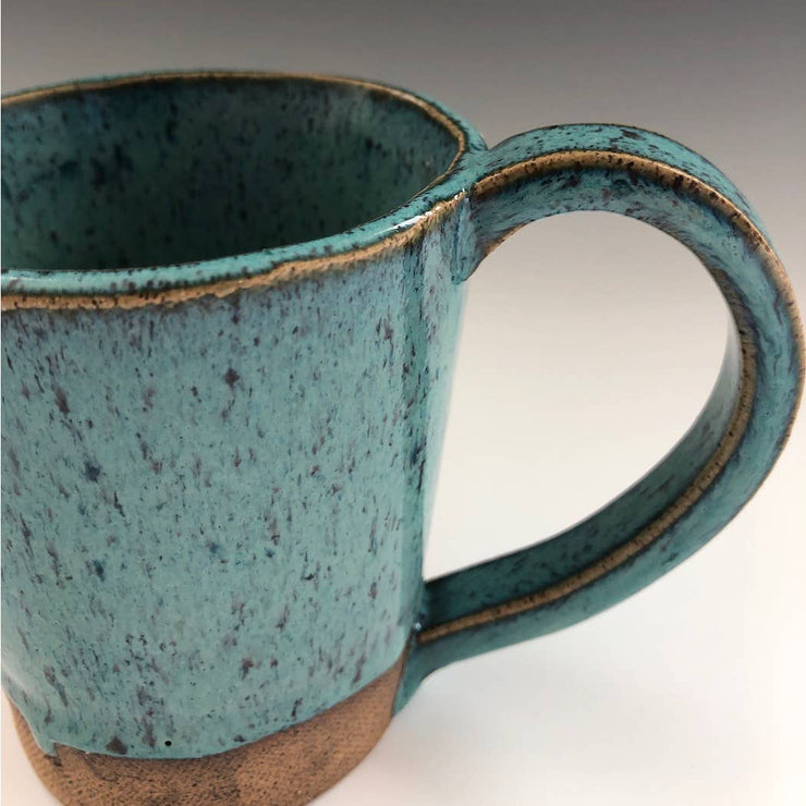 Mug large Handle Blue